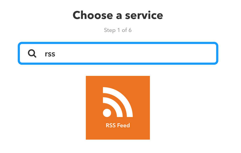 Choose a Service